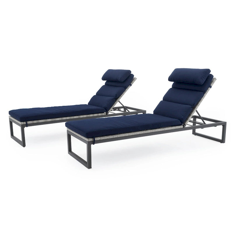 Ensemble de patio Milo Grey Sunbrella 18 pièces