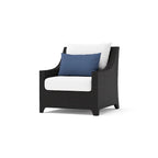 Ensemble de conversation de patio Deco 5 pièces Sunbrella avec foyer extérieur