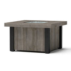 Ensemble de conversation de patio Deco 5 pièces Sunbrella avec foyer extérieur