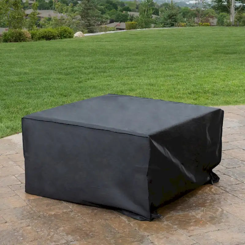 Ensemble de conversation de patio Deco 5 pièces Sunbrella avec foyer extérieur