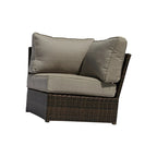 Groupe de sièges modulaires LSI 9 pièces avec coussin en toile Sunbrella
