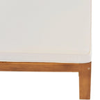 Ensemble de canapé d'angle d'extérieur 5 pièces en bois pour terrasse avec coussins, finition naturelle + coussins