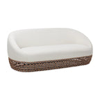 Canapé d'extérieur 3 places en osier tressé Willow 71 - 71 L x 36 P x 28,5 H