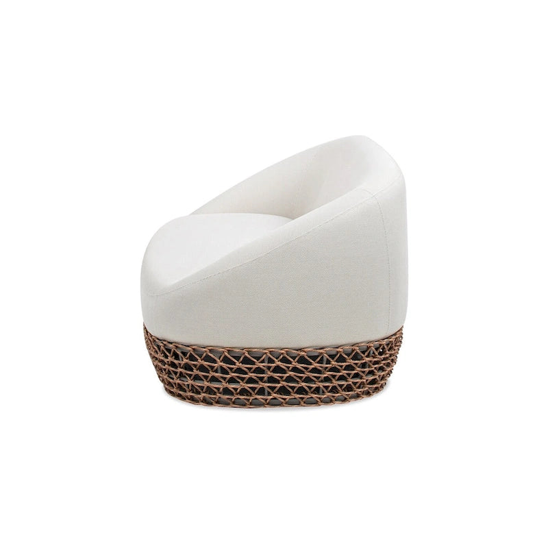 Canapé d'extérieur 3 places en osier tressé Willow 71 - 71 L x 36 P x 28,5 H