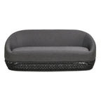 Canapé d'extérieur 3 places en osier tressé Willow 71 - 71 L x 36 P x 28,5 H