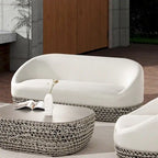 Canapé d'extérieur 3 places en osier tressé Willow 71 - 71 L x 36 P x 28,5 H