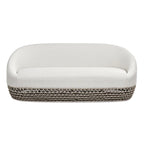 Canapé d'extérieur 3 places en osier tressé Willow 71 - 71 L x 36 P x 28,5 H