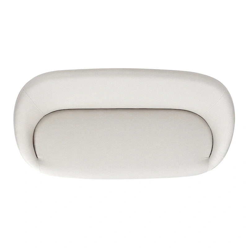 Canapé d'extérieur 3 places en osier tressé Willow 71 - 71 L x 36 P x 28,5 H