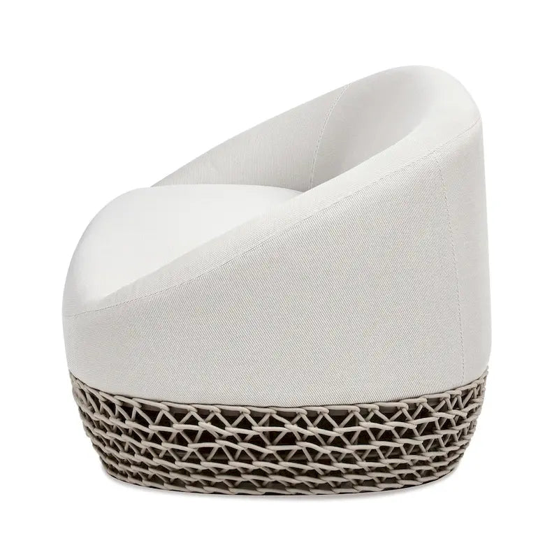 Canapé d'extérieur 3 places en osier tressé Willow 71 - 71 L x 36 P x 28,5 H
