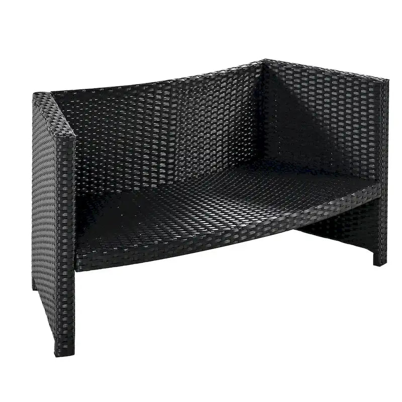 Cadre de Spa avec rangements en rotin pour canapé de terrasse