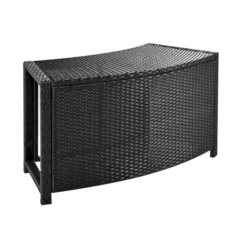 Cadre de Spa avec rangements en rotin pour canapé de terrasse