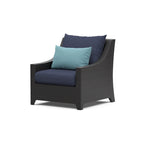 Ensemble Deco 3 pièces : 2 fauteuils de jardin en aluminium et 1 table d'appoint