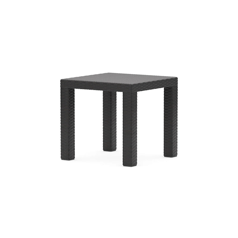 Ensemble Deco 3 pièces : 2 fauteuils de jardin en aluminium et 1 table d'appoint