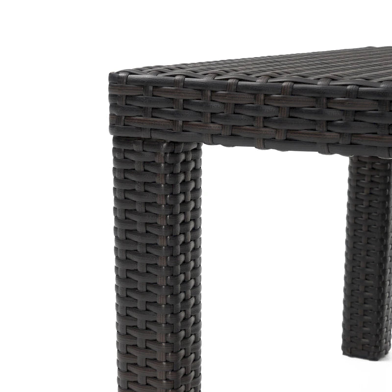 Ensemble Deco 3 pièces : 2 fauteuils de jardin en aluminium et 1 table d'appoint