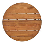 Canapé d'angle d'extérieur 6 pièces avec tables gigognes et coussin