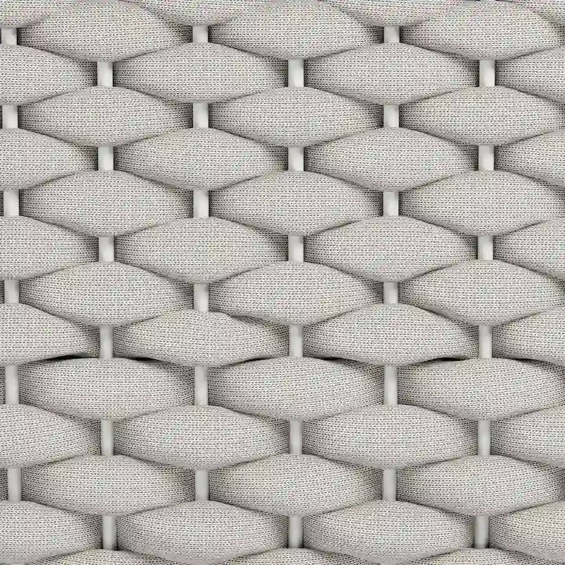 Causeuse en corail gris