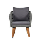 Ensemble de conversation de 4 pièces pour patio extérieur