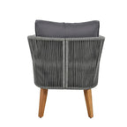 Ensemble de conversation de 4 pièces pour patio extérieur