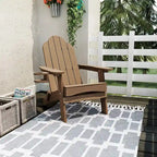 Chaises de jardin pliables LUE BONA en HDPS résistant aux intempéries, avec porte-gobelet, lot de 6 - 35P x 30L x 36,2H