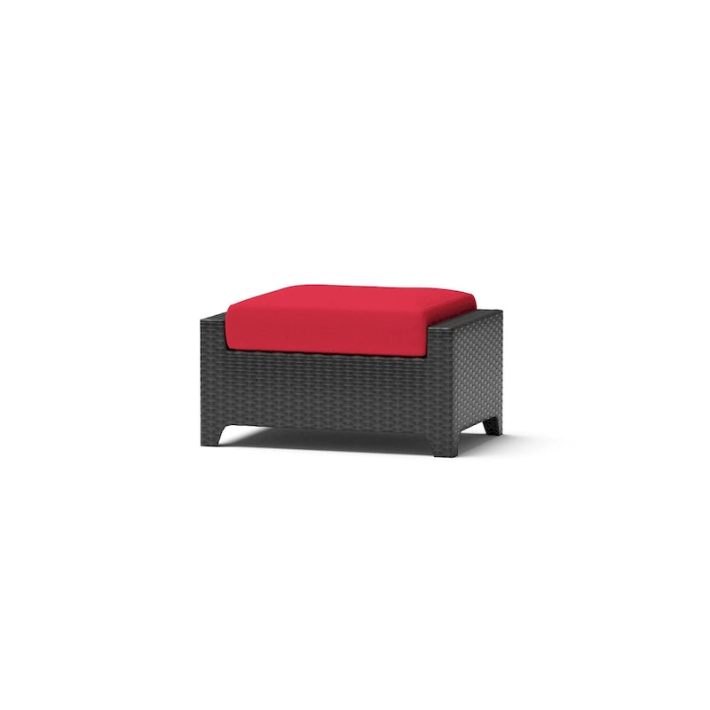 Ensemble Deco 8 pièces Sunbrella de salon de jardin avec foyer et chaises à mouvement de balancier