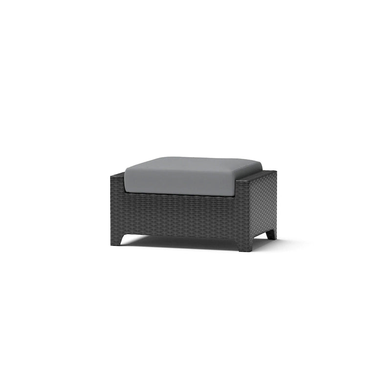 Ensemble Deco 8 pièces Sunbrella de salon de jardin avec foyer et chaises à mouvement de balancier