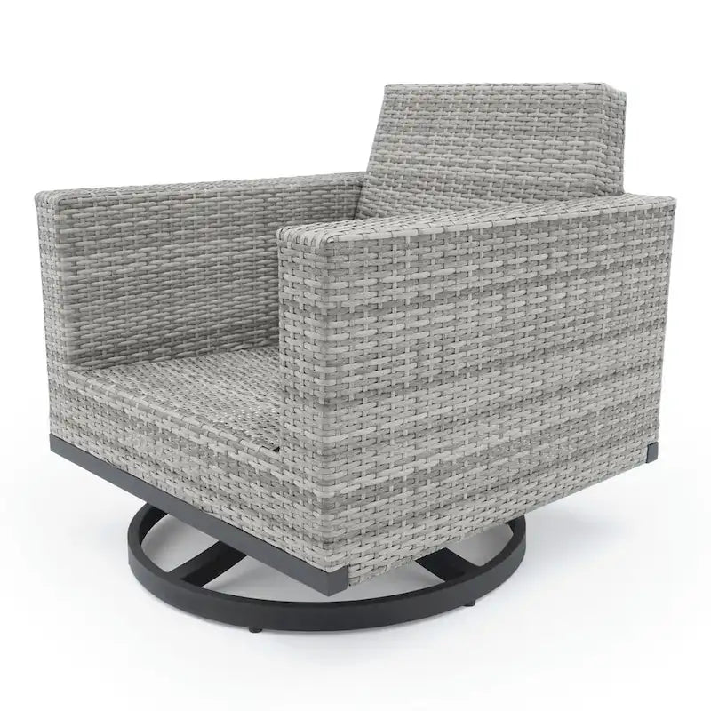 Chaises de jardin Milo Grey 2 pièces Sunbrella