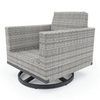 Chaises de jardin Milo Grey 2 pièces Sunbrella
