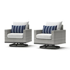 Chaises de jardin Milo Grey 2 pièces Sunbrella