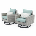 Chaises de jardin Milo Grey 2 pièces Sunbrella
