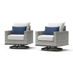 Chaises de jardin Milo Grey 2 pièces Sunbrella