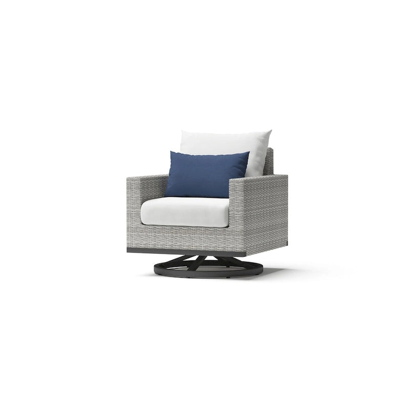 Chaises de jardin Milo Grey 2 pièces Sunbrella