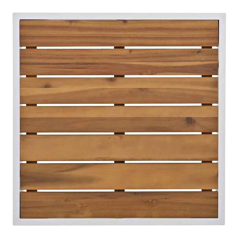 Ensemble de canapé d'angle de terrasse 8 pièces avec table basse en verre trempé