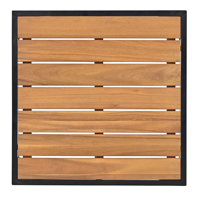 Ensemble de canapé d'angle de terrasse 8 pièces avec table basse en verre trempé