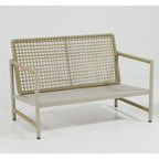 Ensemble de canapés d'extérieur en rotin PE 4 pièces avec coussins lavables