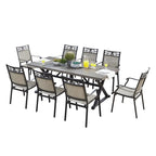 Ensemble de salle à manger extérieur avec 8 chaises et 1 table de salle à manger