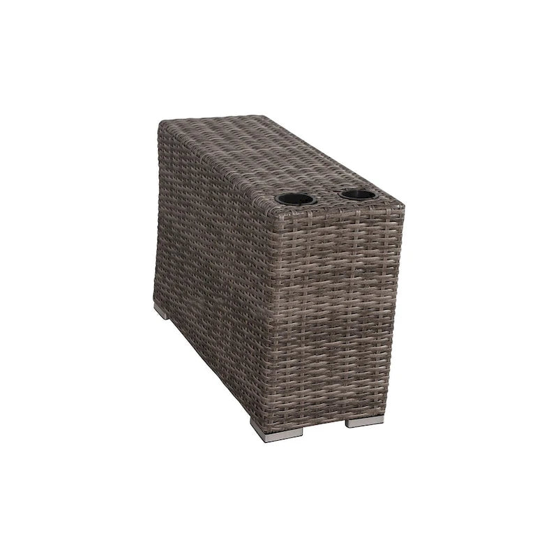 Groupe de sièges modulaires 9 pièces LSI avec coussin gris en oléfine