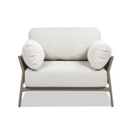Jennifer Taylor Home Jasper Patio Armchair - 39.5W X 31.5D X 31.5H