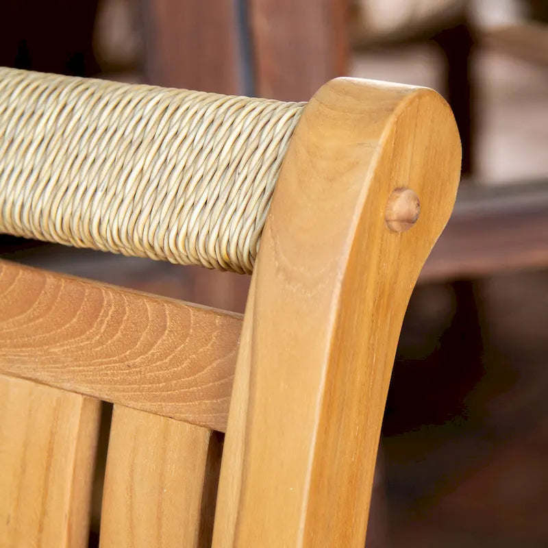 Cambridge Casual Marrakesh – Ensemble de 3 fauteuils à bascule d'extérieur en teck