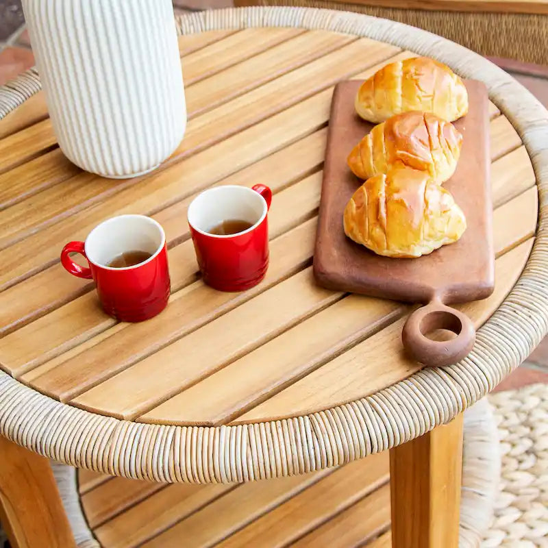 Cambridge Casual Marrakesh – Ensemble de 3 fauteuils à bascule d'extérieur en teck
