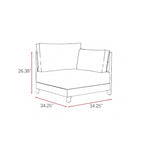 Ensemble de sièges multi-chaises Galway 6 pièces