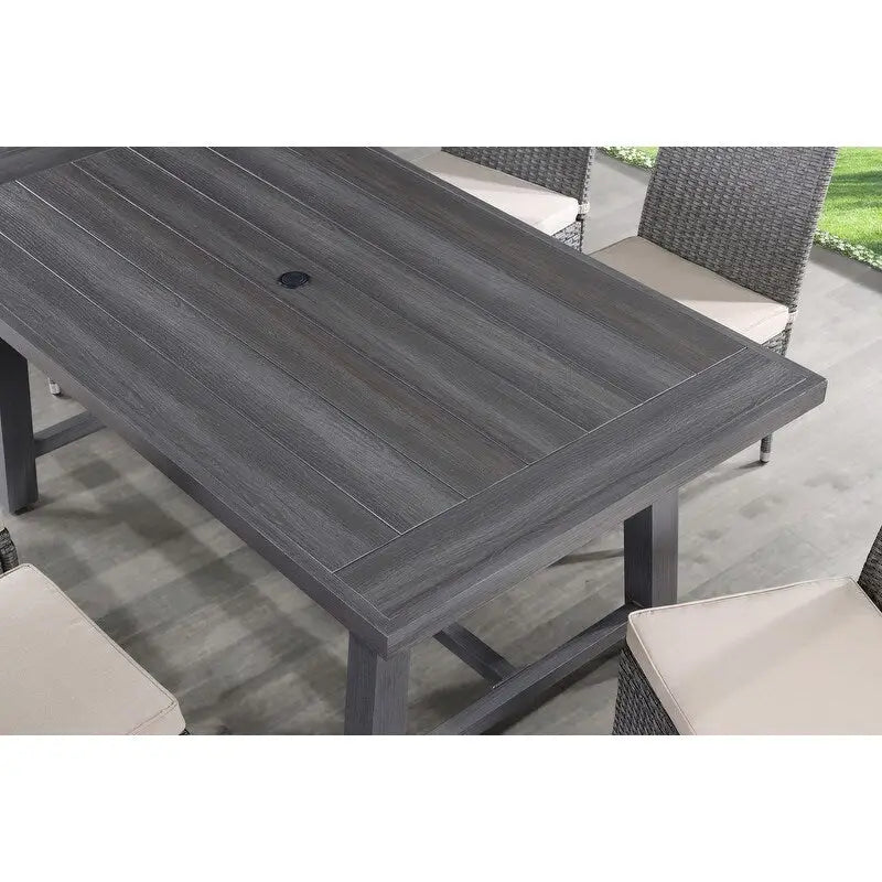 Table à manger de terrasse extérieure en mobilier de qualité supérieure