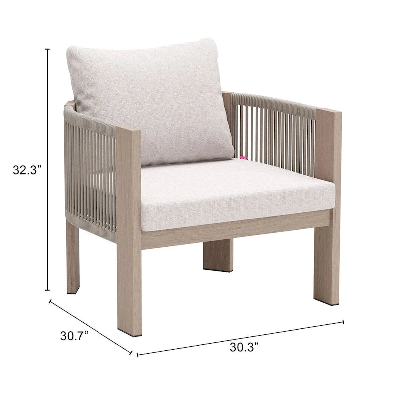 Fauteuil d'appoint Rebel beige