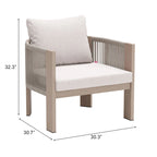 Fauteuil d'appoint Rebel beige