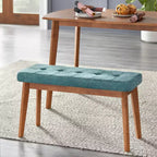 Buylateral Nettie Mid Century Modern Upholstered Bench