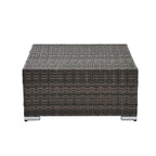 Ensemble de 4 meubles en osier, mobilier de patio, meubles saisonniers en osier de polyéthylène