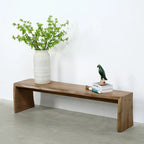 Banc en Noyer Naturel à Bord Brut de 70 Pouces de Long (Profondeur d'environ 13,7 à 16 Pouces) - S/O