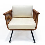 Ensemble de bols creux LuXeo Java Teck - 4 personnes