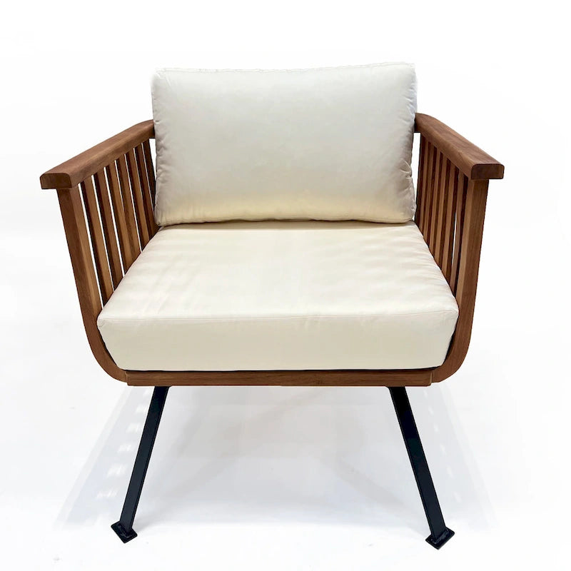 Ensemble de bols creux LuXeo Java Teck - 4 personnes