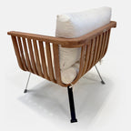 Ensemble de bols creux LuXeo Java Teck - 4 personnes