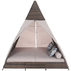 SAFAVIEH Lit de repos d'extérieur Bongo - 91Lx65Px98H